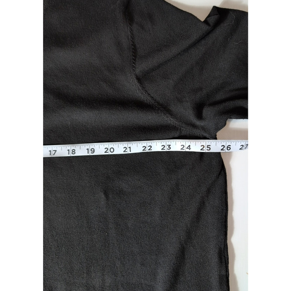 Shein Curve Womens 3XL Black Open Front Drape Cardigan Long Sleeve Plus Size - Picture 10 of 14